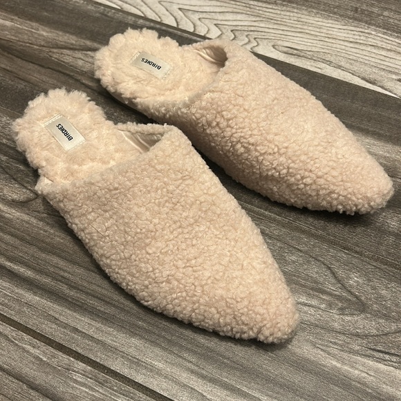 Birdies The Lark Ivory Shearling Mule - Picture 1 of 13